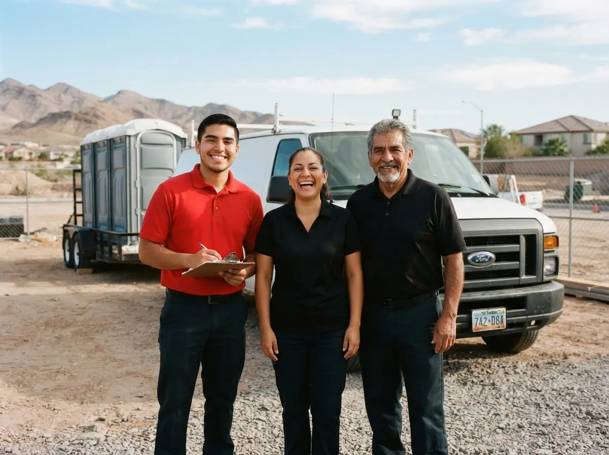 The Grizzly Portable Toilets team, portable toilet rentals in Henderson, NV